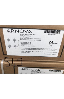 Arnova Spot Ankastre Set üstü Beyaz Cam Ocak - Kaan SPOT