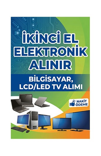 İkinci El Elektronik Eşya Bilgisayar LCD Led Tv Alan Mağaza